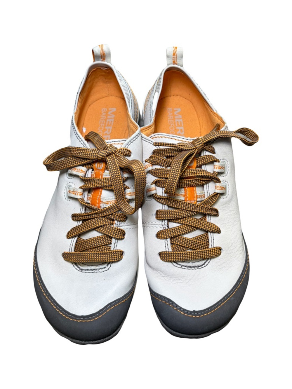 Merrell BAREFOOT MIGHTY GLOVE IVORY Sneakers Sz 6 Womens Durable Water Resistant